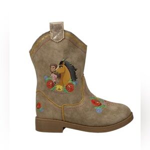 DreamWorks Spirit Toddler Girl Casual Western Cowboy Boot, Size 10